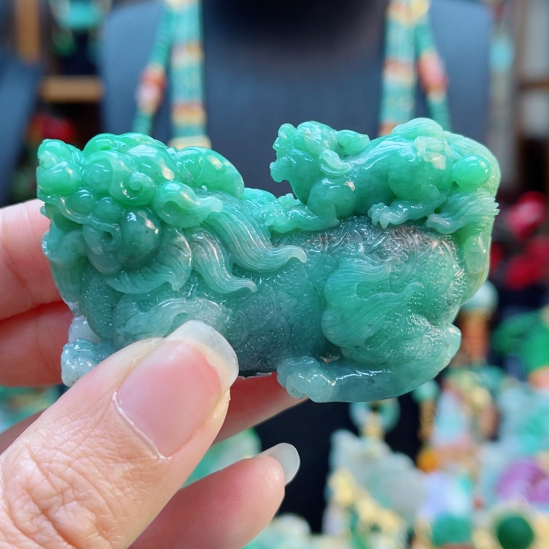 翡翠毛衣链未镶嵌48小时鉴赏期