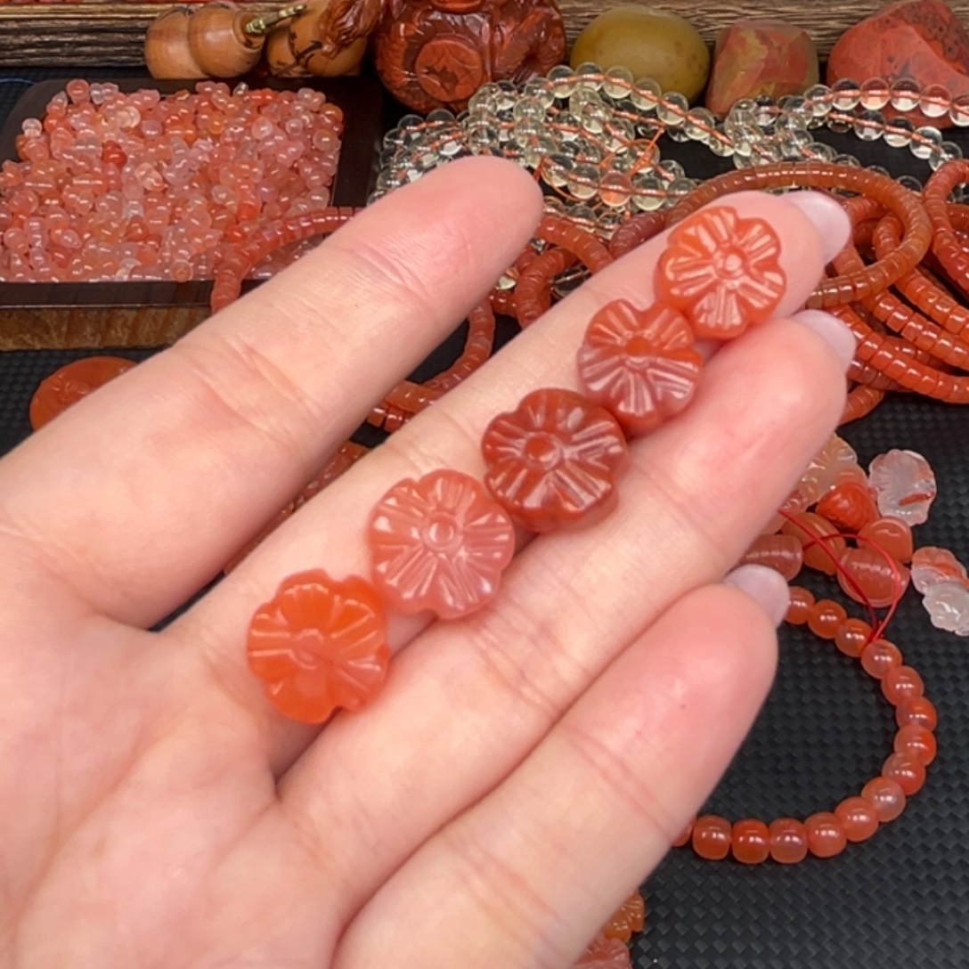 南红玛瑙未镶嵌吊坠(不含链)