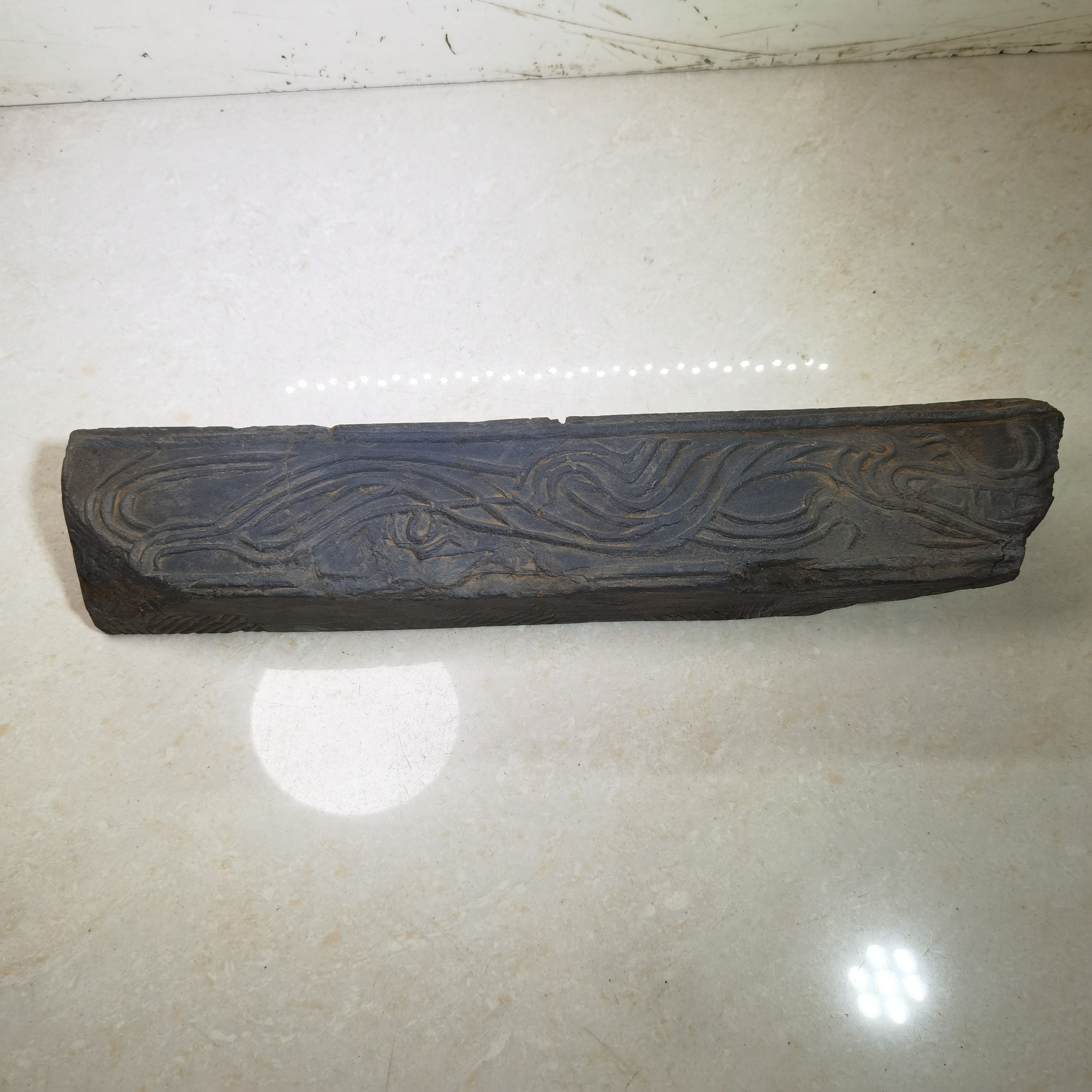 汉Z画像龙纹可作镇纸墨床砚台摆件等