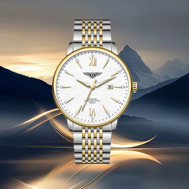 大宾限量款间金极光幻钻宾耀男士腕表（N）