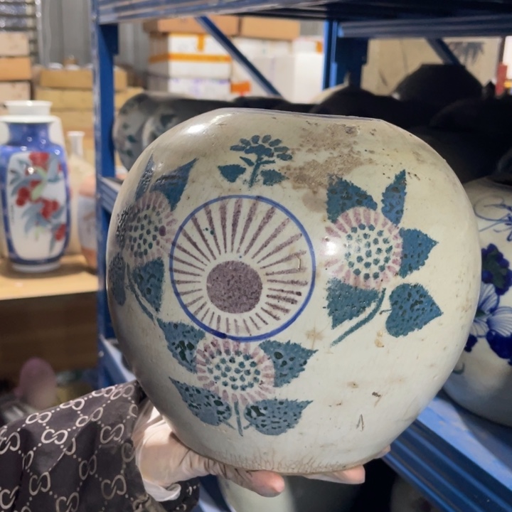 醴陵釉下高温瓷老瓷微瑕坐****饭