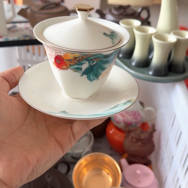 微瑕陶瓷茶具茶杯茶壶