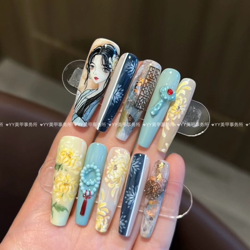 九月•菊花24（十二花神系列下单后联系客服改发货时间否则无法制