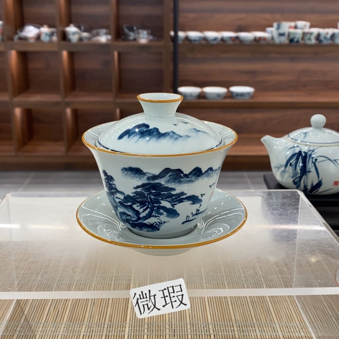 釉下彩手工绘制手工绘制