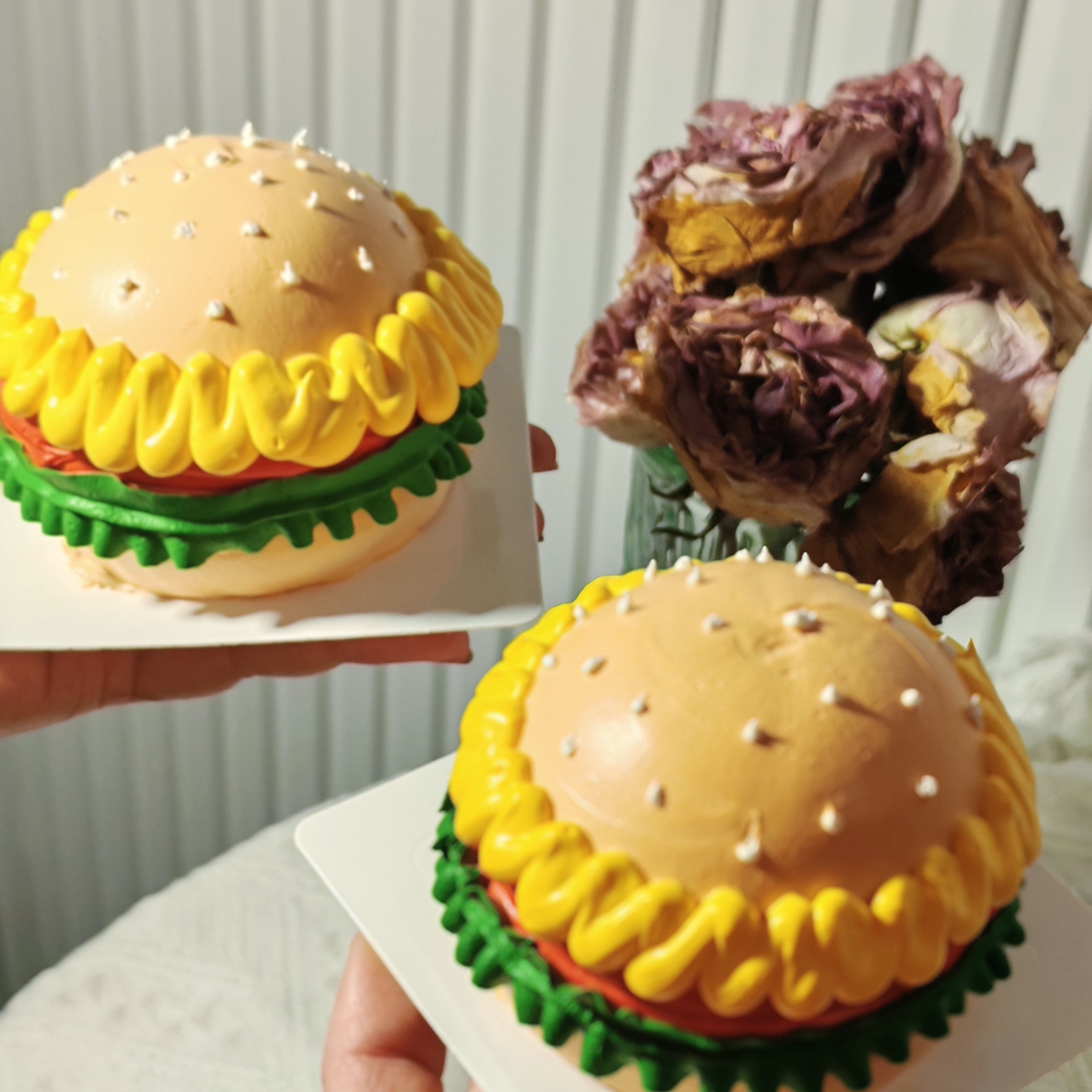 2寸动物奶油蛋糕【汉堡款】