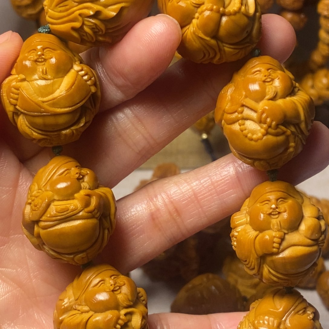 橄榄核手串/手链唯***董瑞兽财神