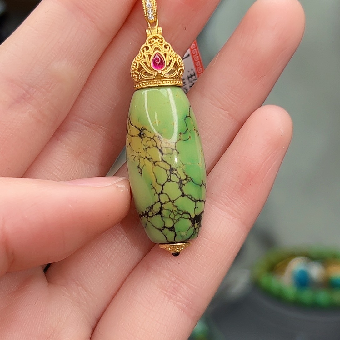 绿松石珠宝奇石未镶嵌