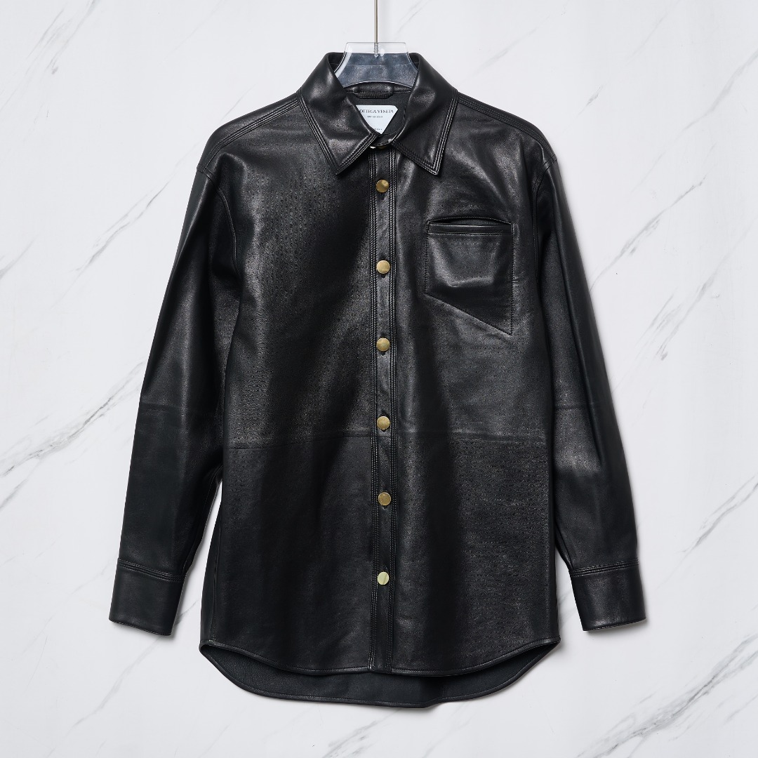 全新未使用 BOTTEGA VENETA/葆蝶家 【瑞池女装】女皮夹克BVGU00596
