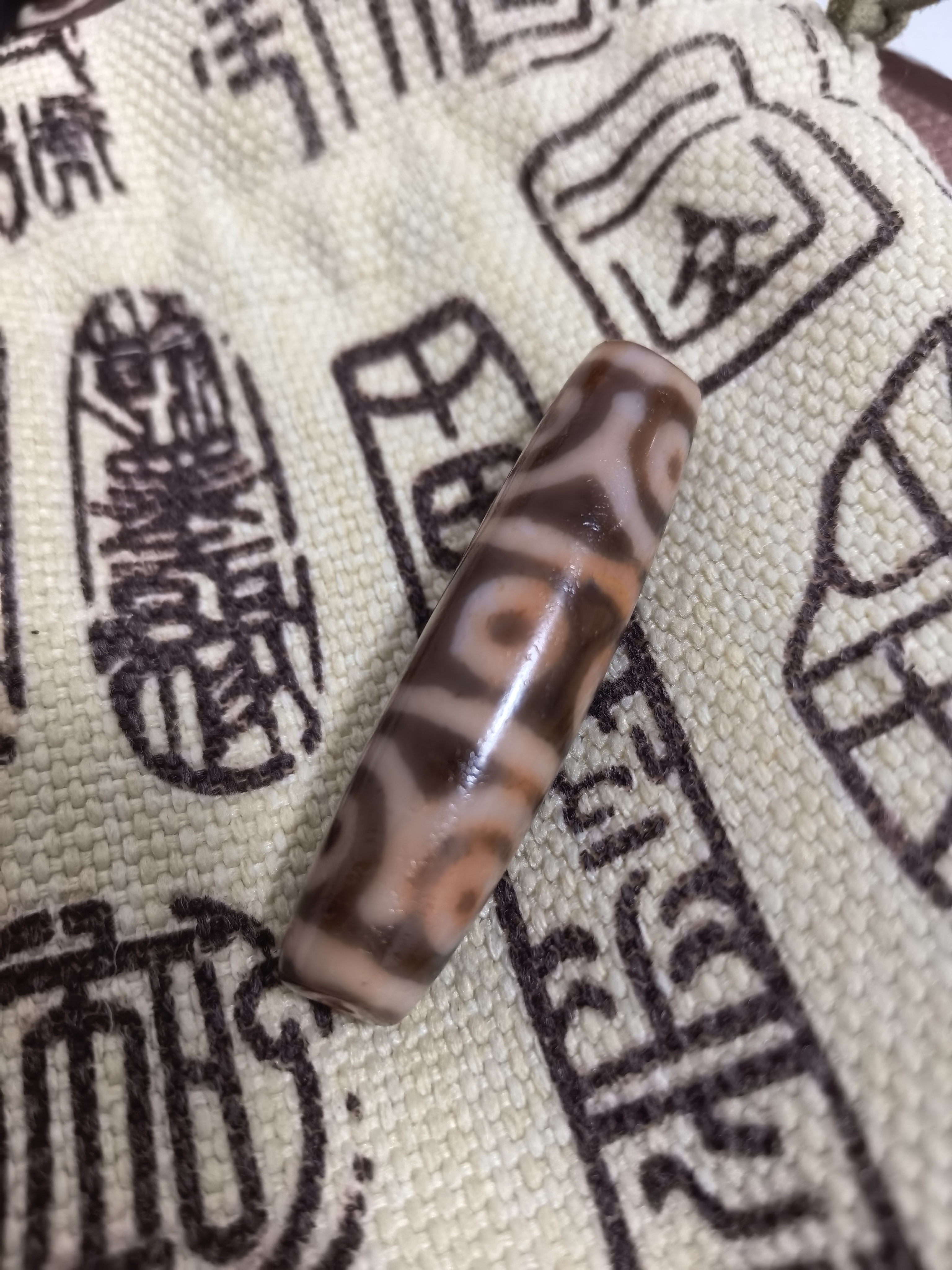 高油料一代老台工渗透工艺精挑九眼天珠玛瑙