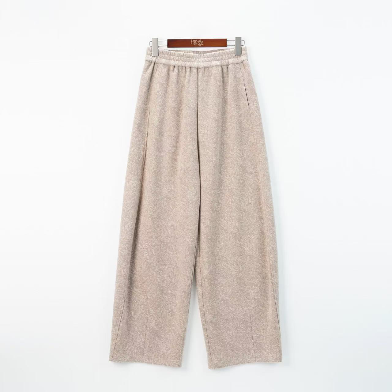 XuanGeMoXiang/轩阁墨香【旭安】新中式高级时尚百搭裤子 MX33616