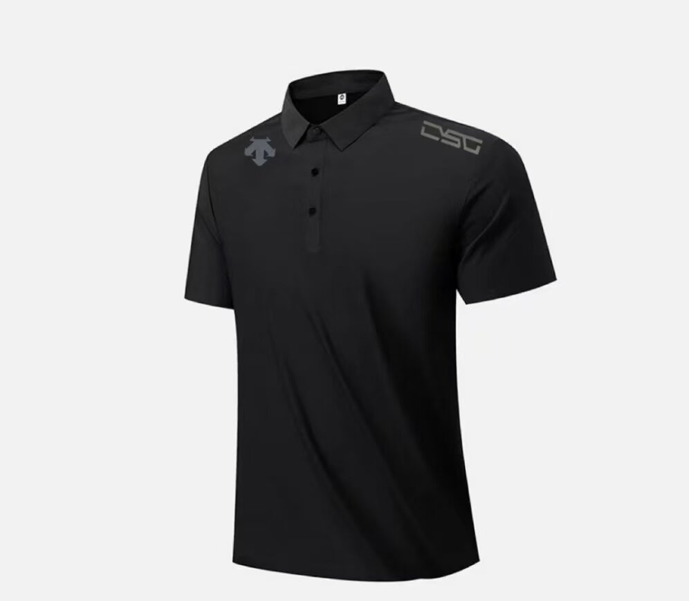 【D-海外撤柜】2025夏季冰丝速干无痕Polo衫速干上衣男士翻领T恤