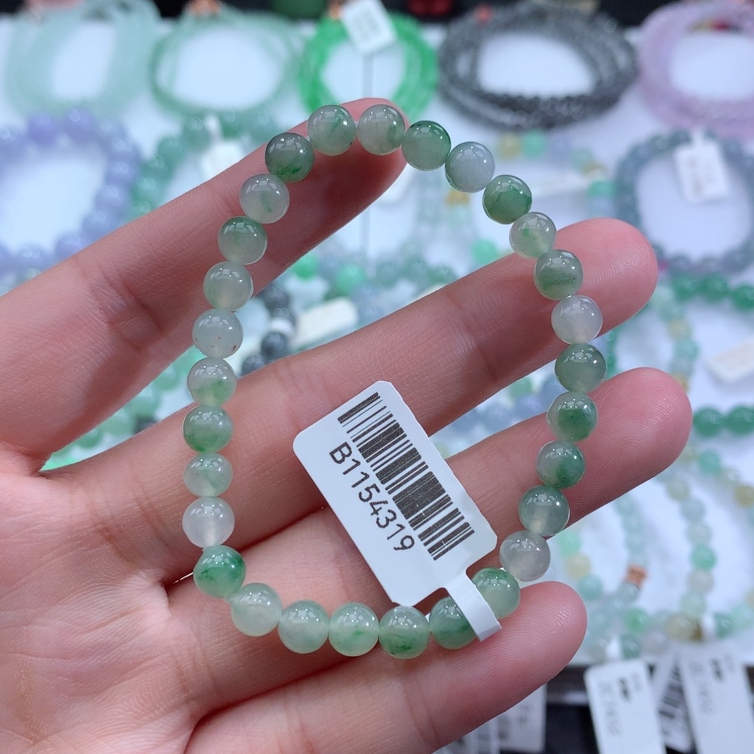 翡翠手链未镶嵌天然