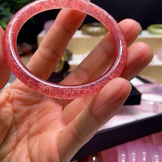 水晶手镯未镶嵌孙*希60圈口