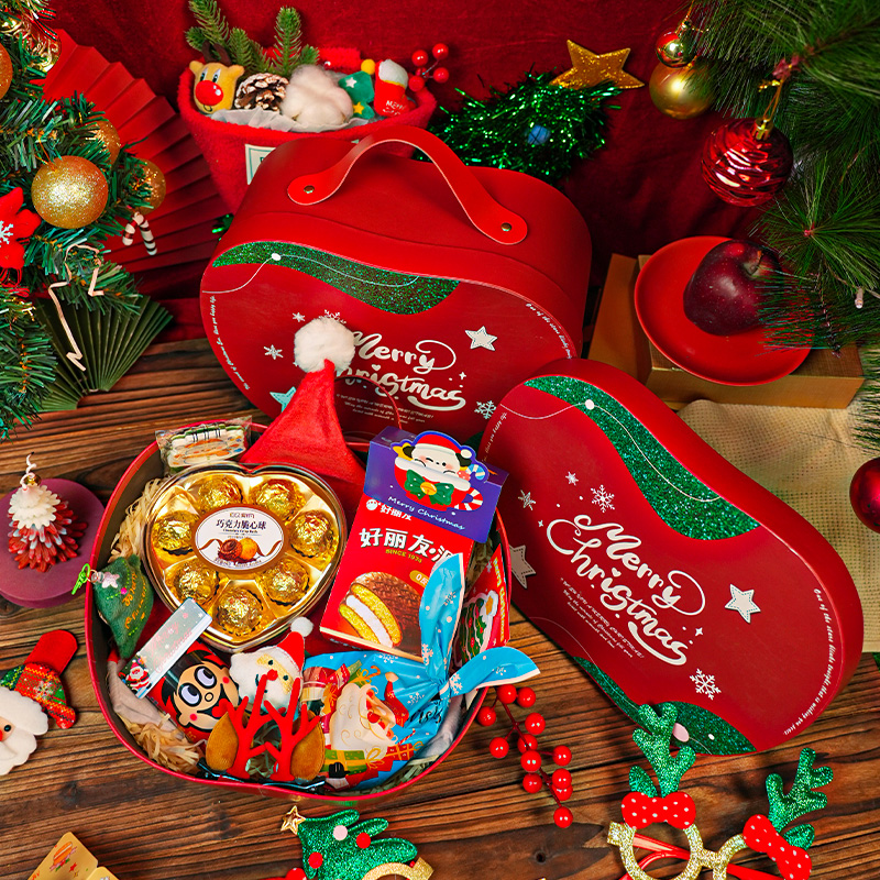 圣诞巧克力创意平安夜苹果礼盒装圣诞节礼物十件