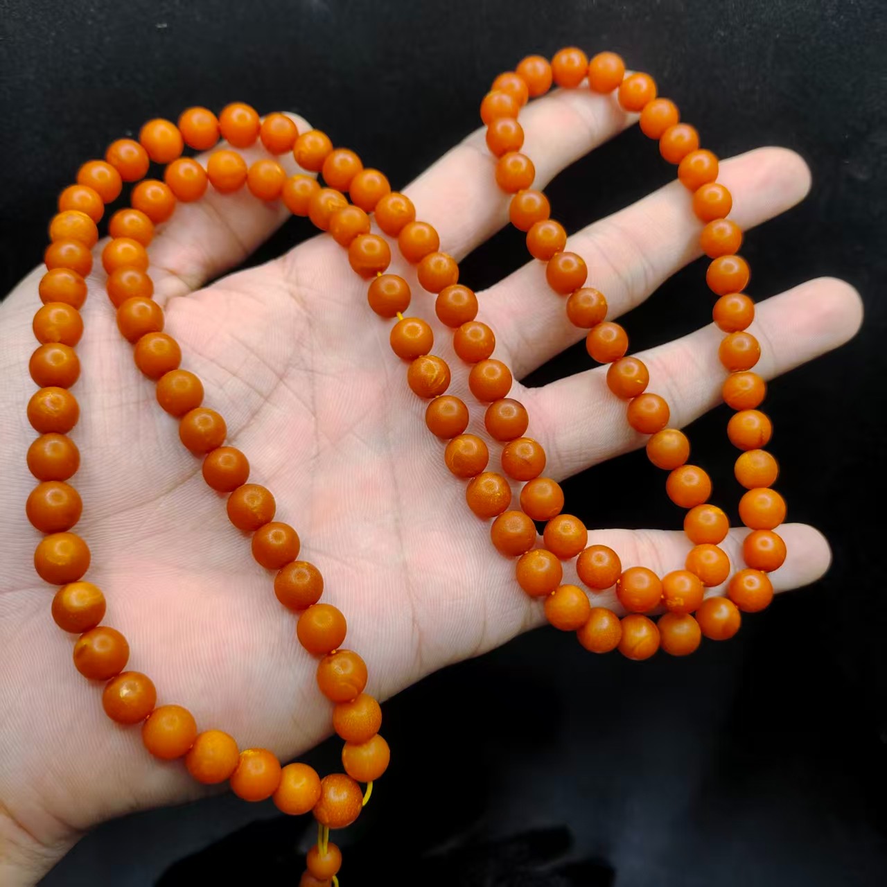 【康康严选】蜜蜡毛衣链MS7【多样性发其一】约7mm+