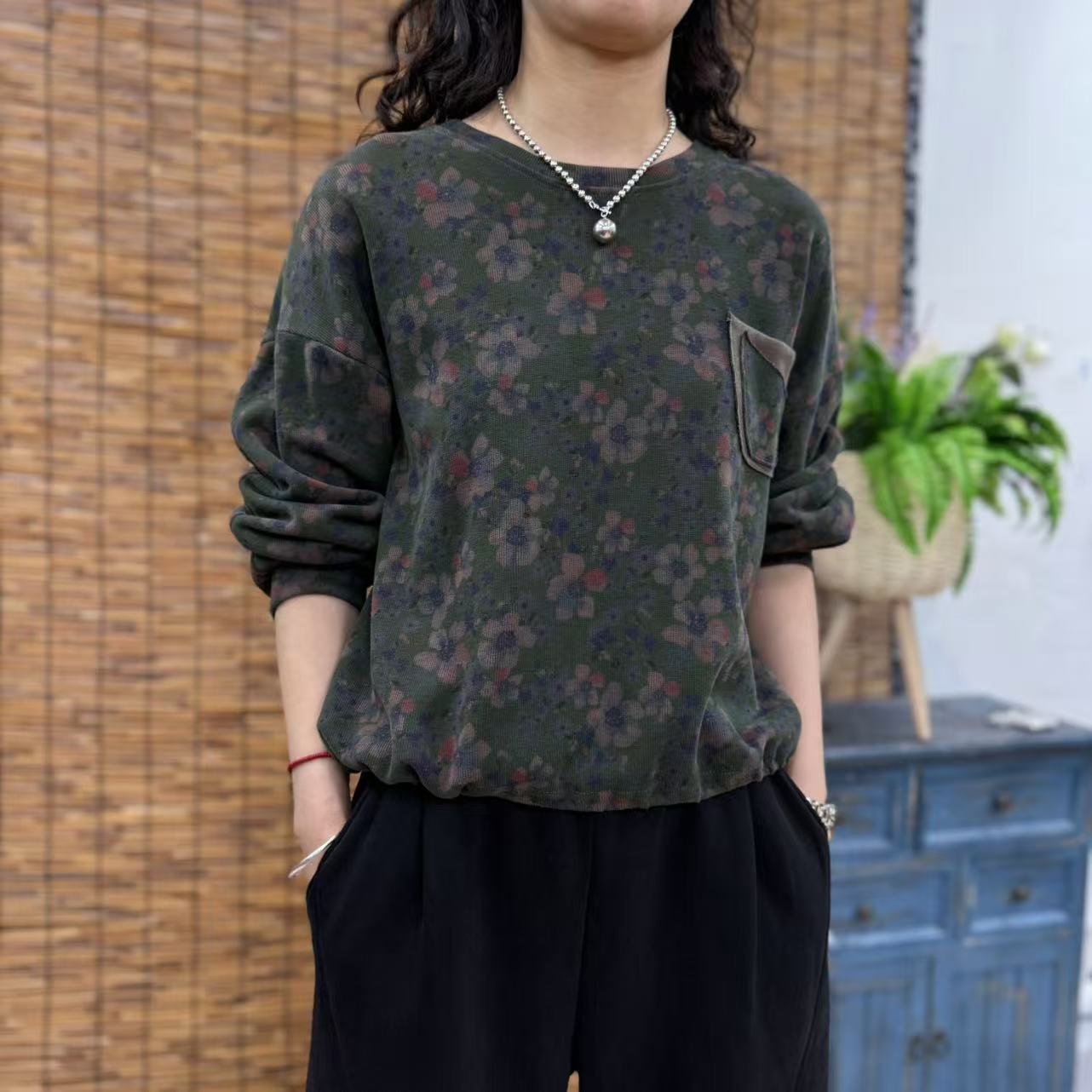 4473新款秋季休闲气质百搭时尚长袖T恤