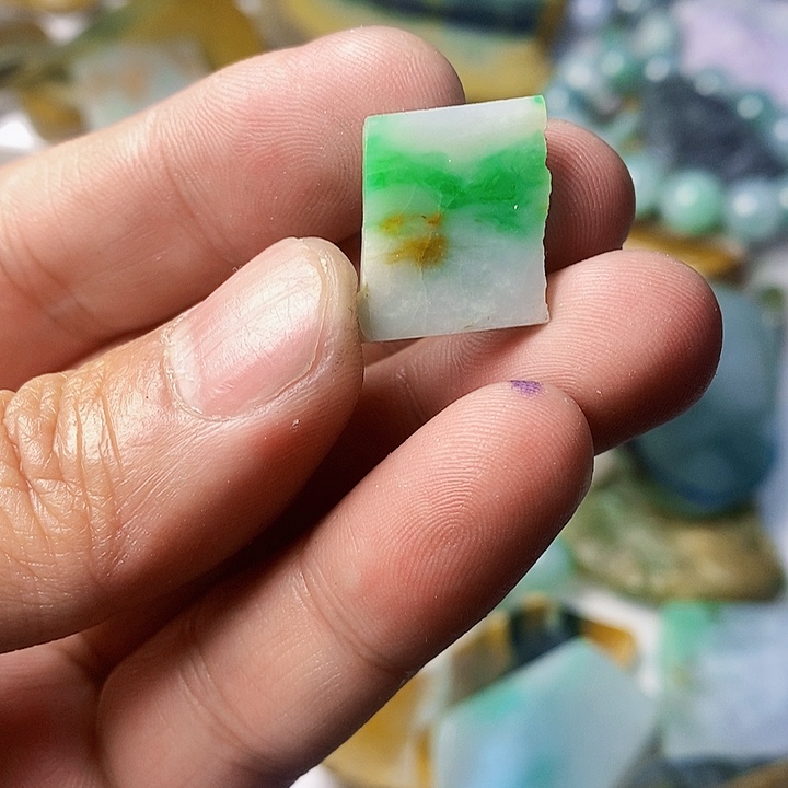 翡翠散珠天然翡翠A货