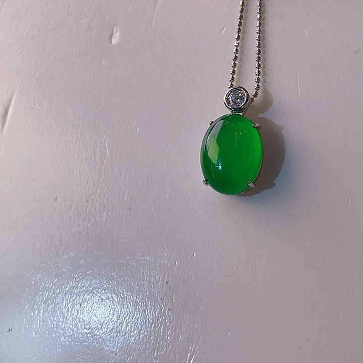 玛瑙/玉髓吊坠(不含链)银S925镶嵌M****_