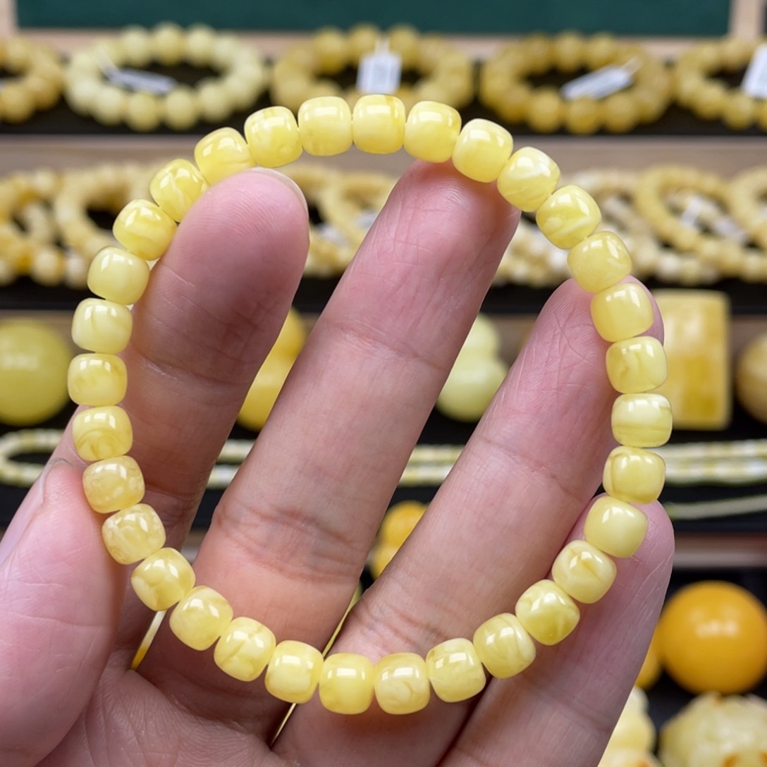 琥珀裸石未镶嵌琥珀蜜蜡