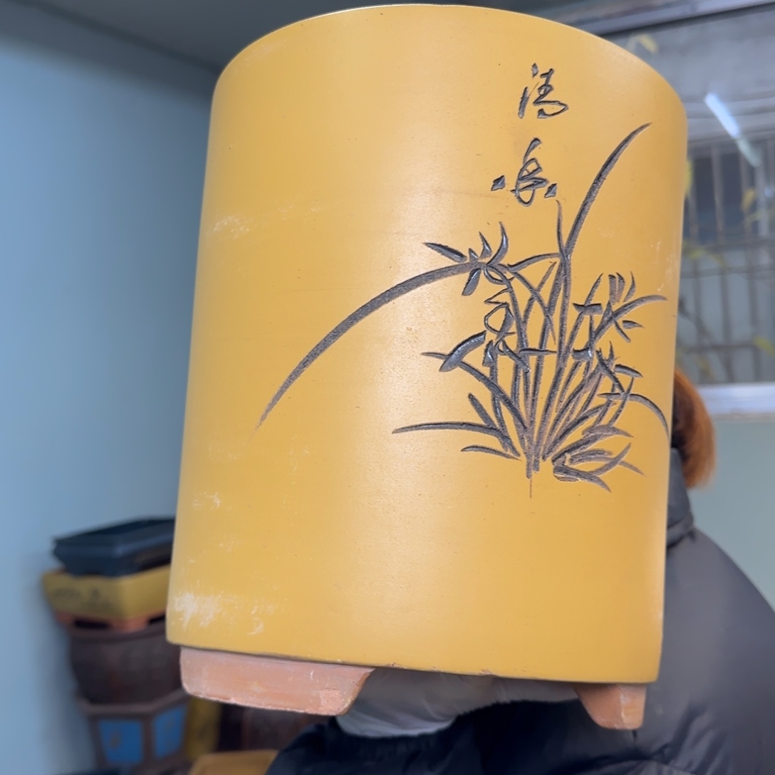 紫砂花盆紫砂口径17