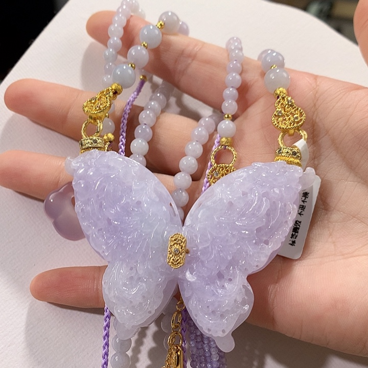 好***情翡翠未镶嵌颈饰翡翠吊坠