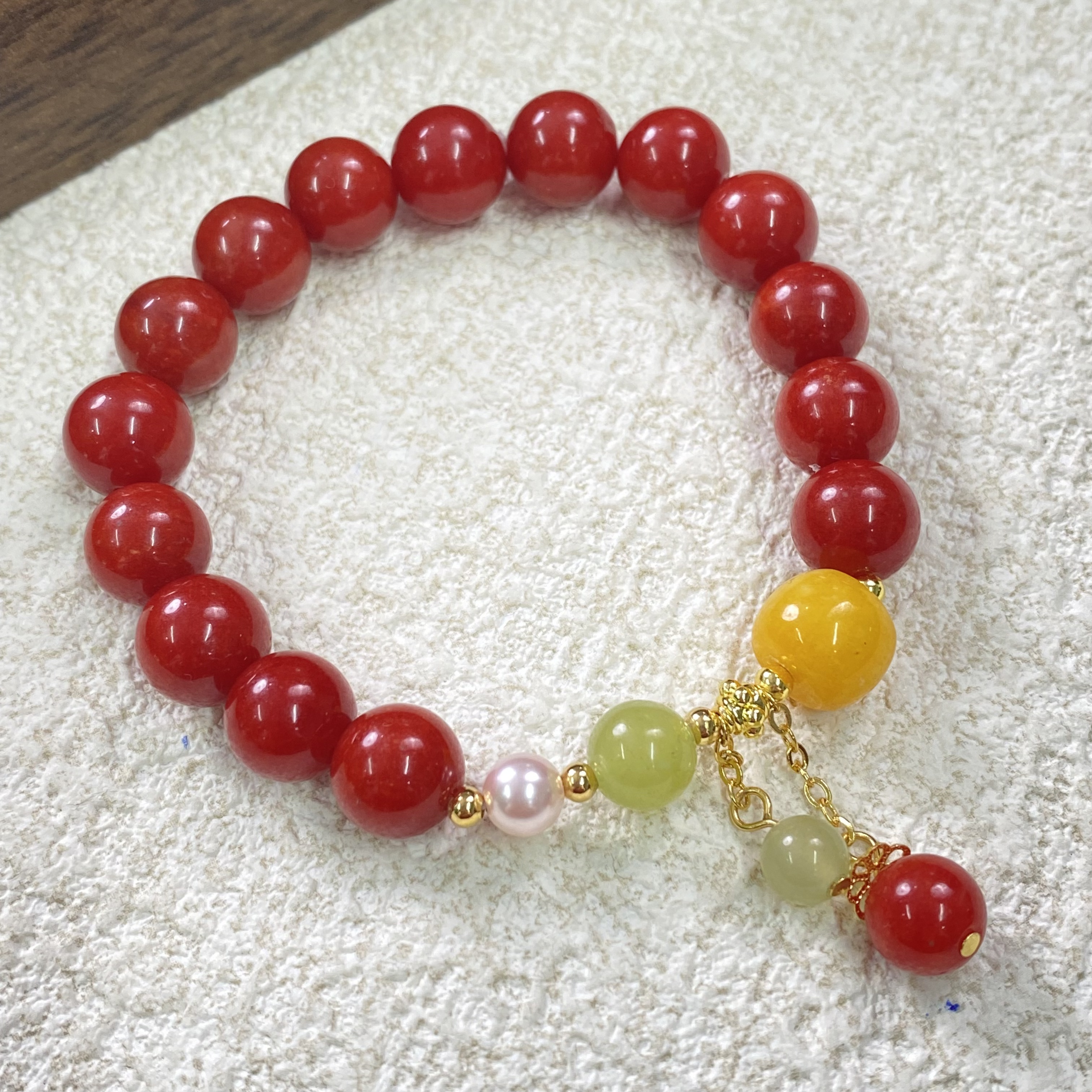 YHKINGS1396设计师款10m南红玛瑙单圈简约多样性发其一不带礼盒