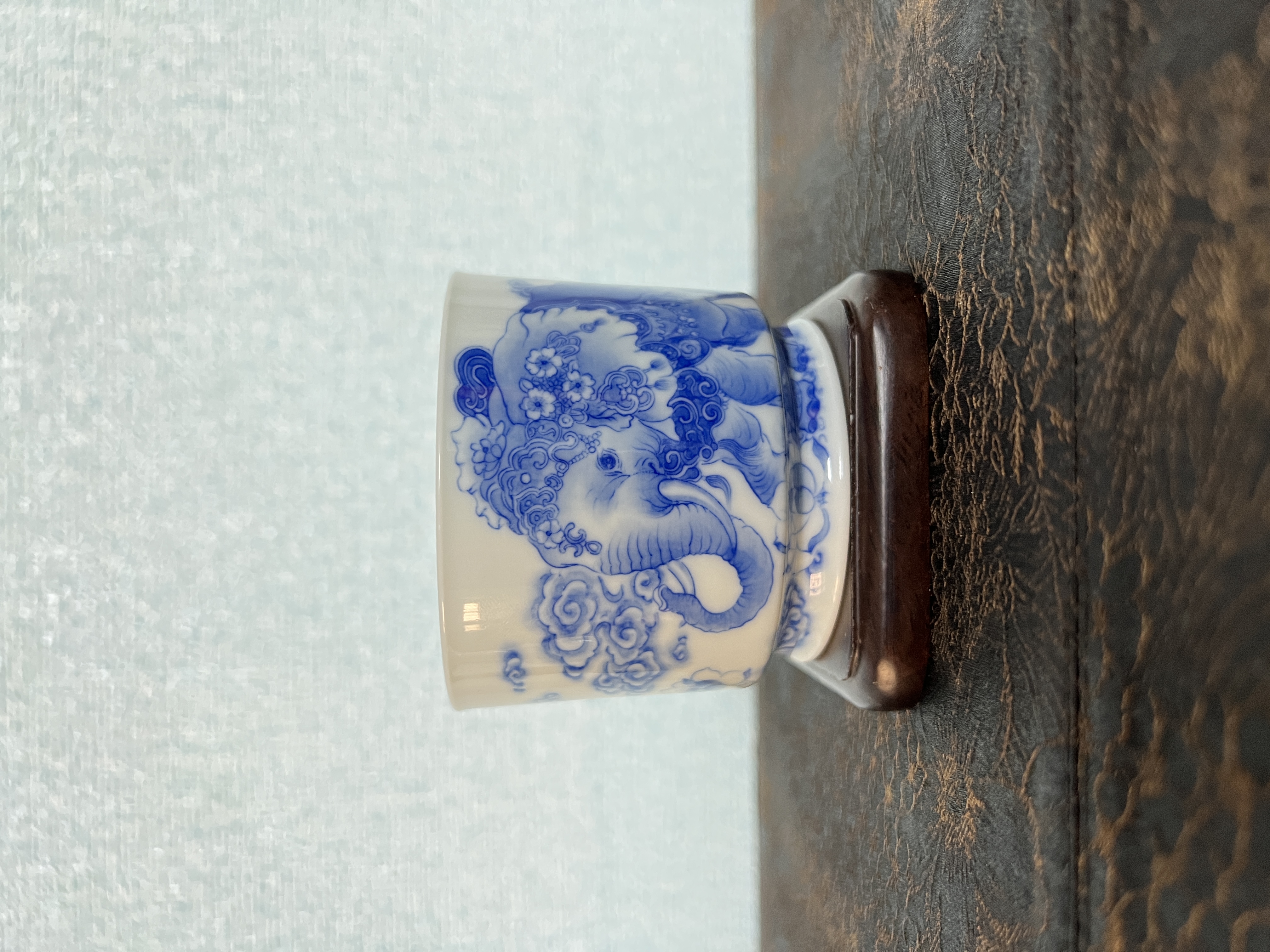 【竹林草堂】青花大象直口杯容添杯主人杯180cc