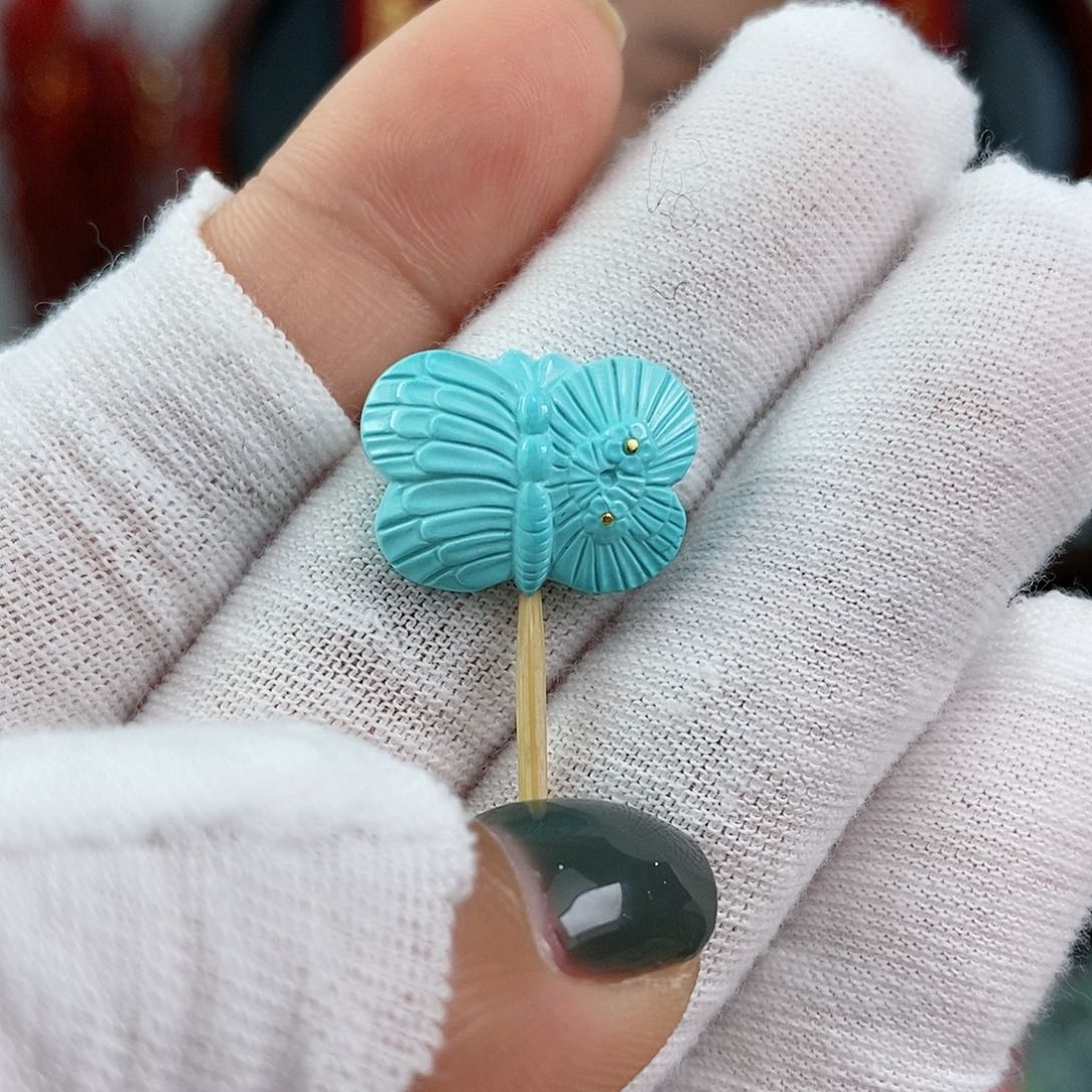 绿松石珠宝奇石未镶嵌