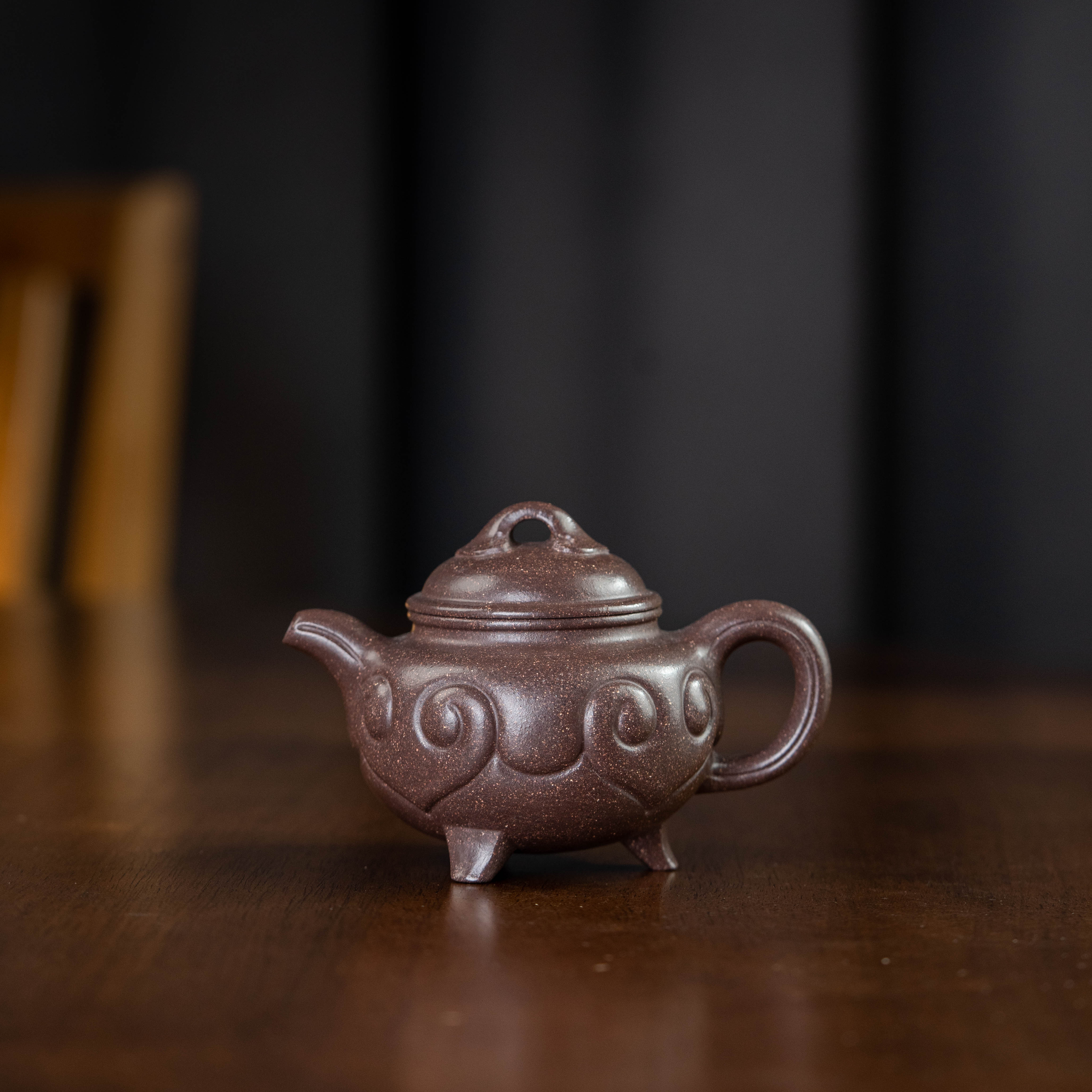 如意仿古 紫段共生 180cc家用紫砂壶tt1