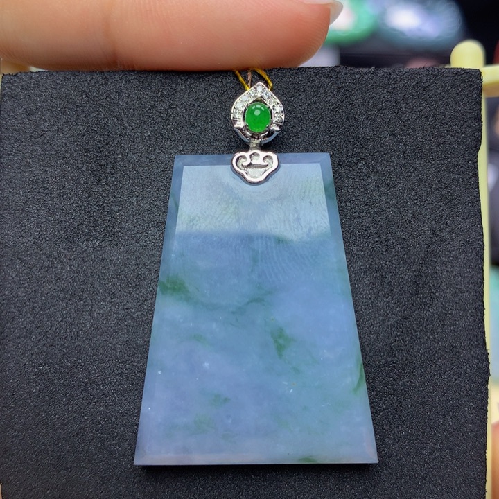 翡翠手链18K金镶嵌翡翠