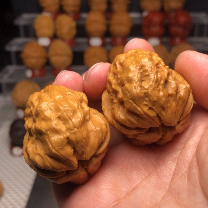 文玩核桃把件3金玉满堂