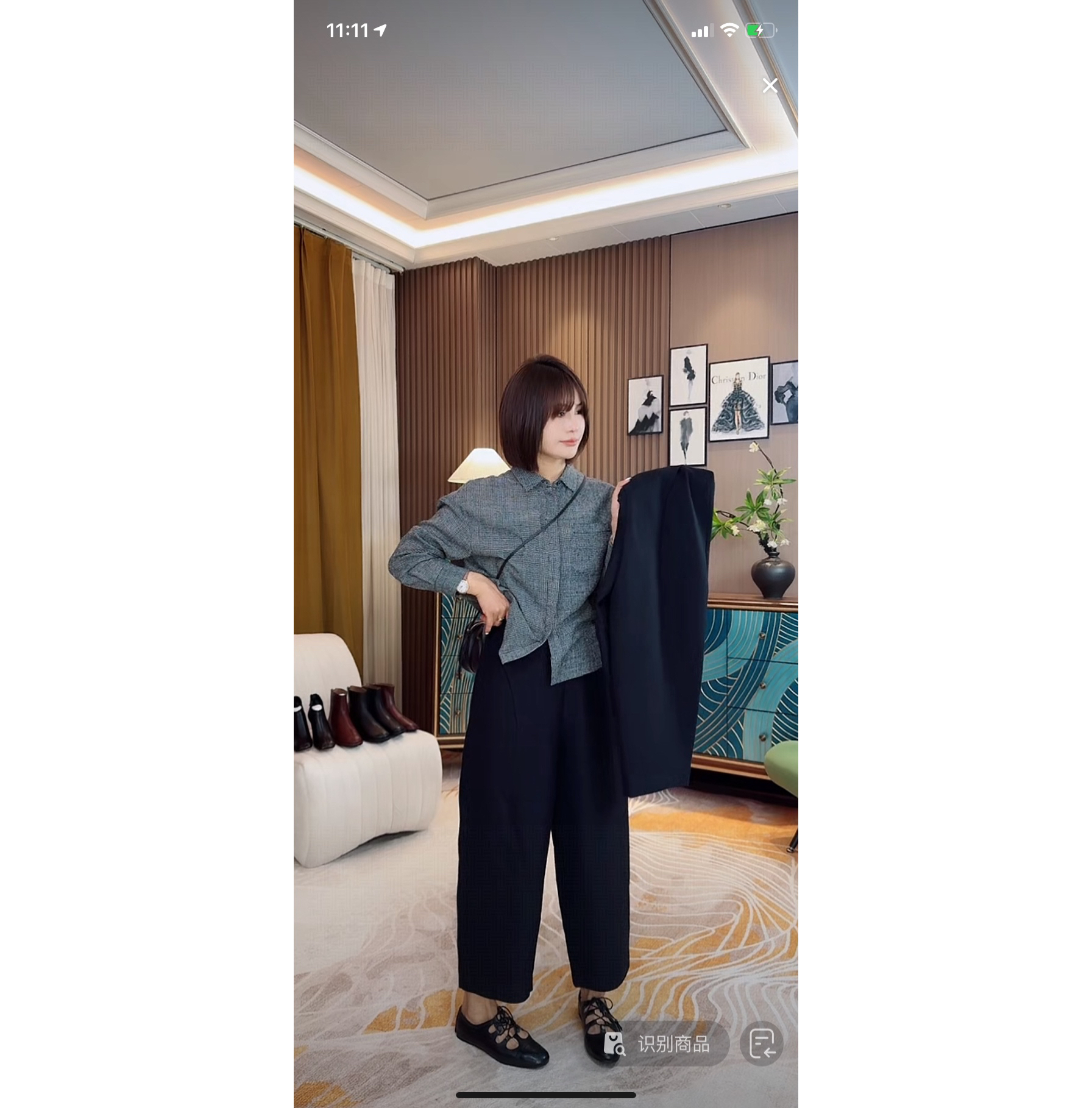 【荣姐精选】奇异果高定羊毛裤