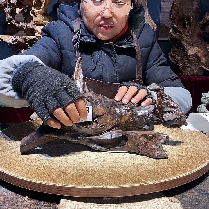 升***哥343。株木随行根艺