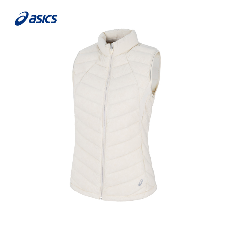 ASICS亚瑟士新款女式运动轻量羽绒背心御寒保暖舒适羽绒服/棉服