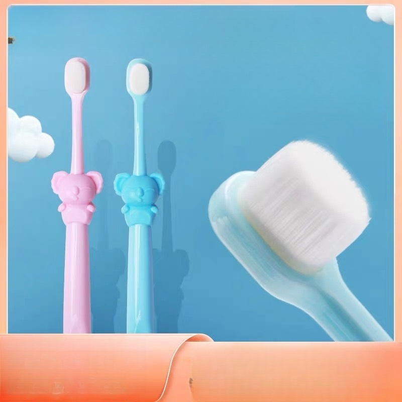 新款儿童超软毛牙刷(一组3支)(适合2-6岁)Z0602