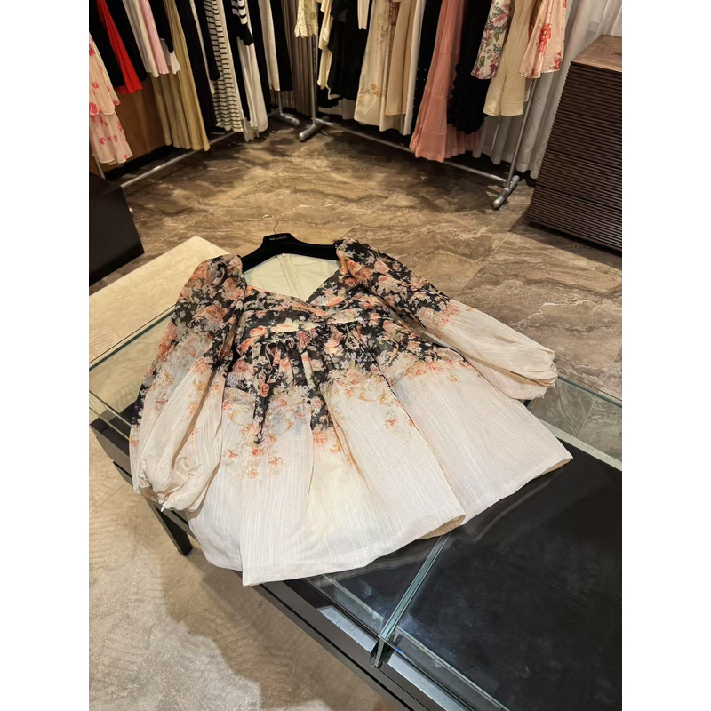 WW2025新款女士洋气时尚夏季长袖连衣裙W201175