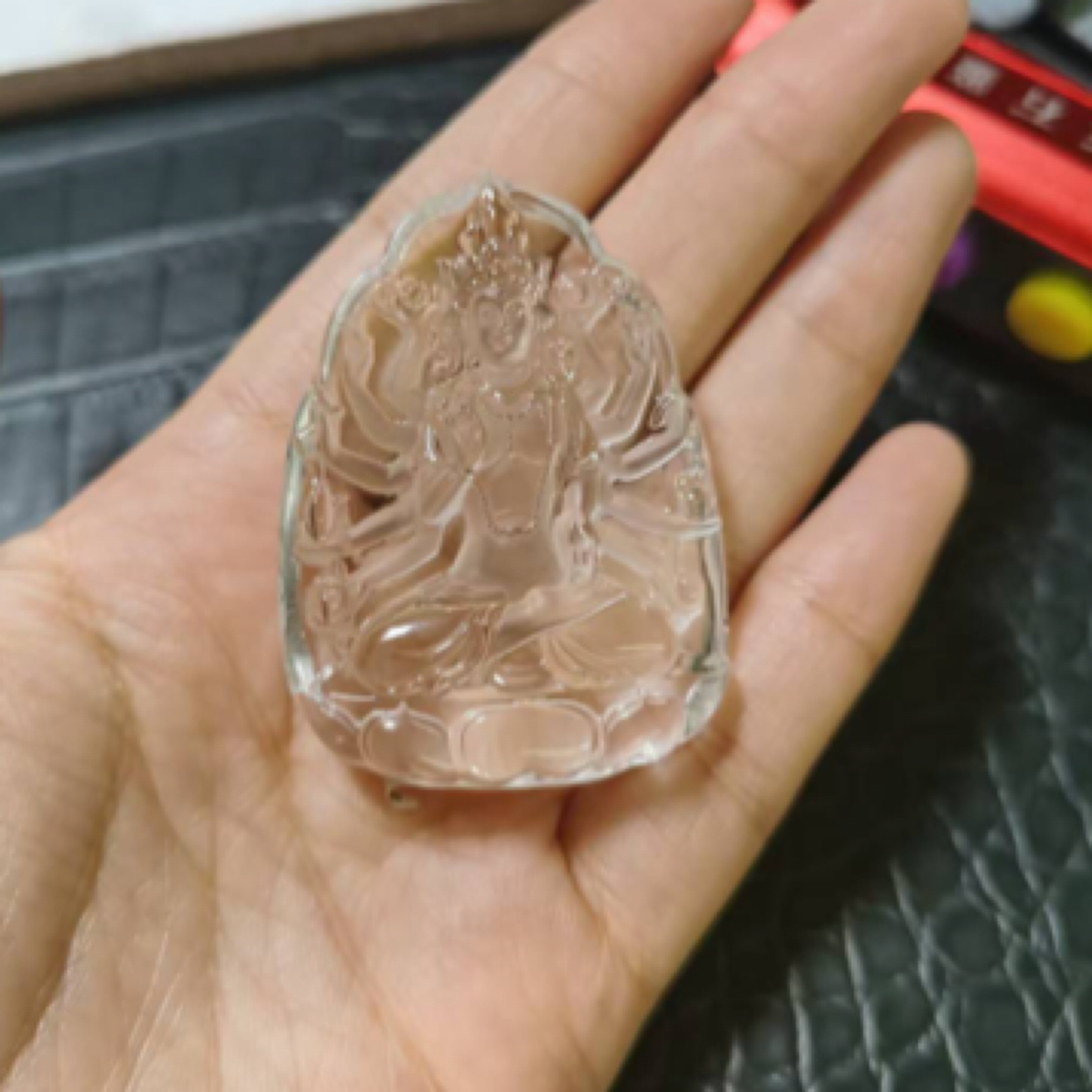 晶匠天然水晶吊坠编号-M10014飞飞