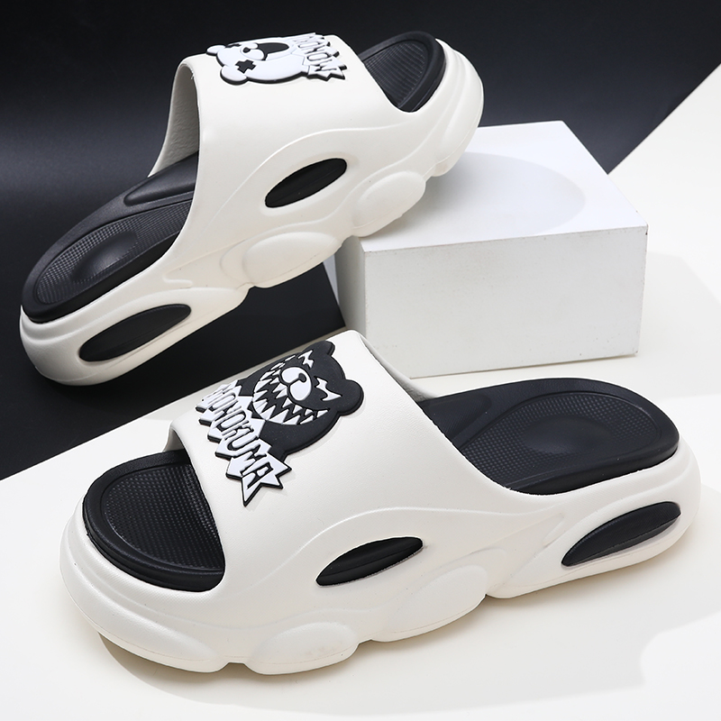 厚底拖鞋男款夏季外穿踩屎感一字拖防滑耐磨软底男士户外家居凉鞋