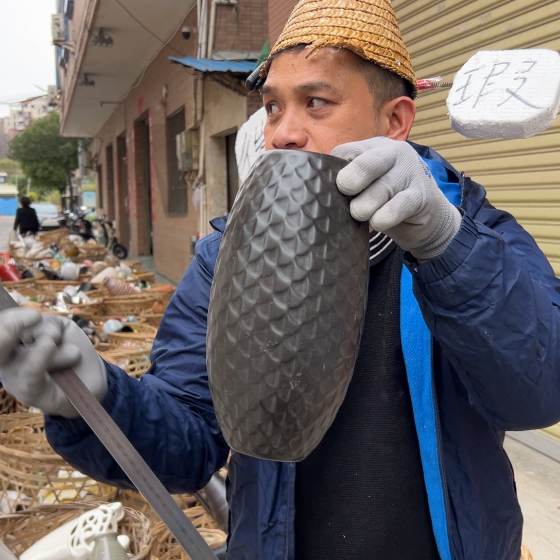 摆件27 号高中低温陶瓷工艺瓶（部分微瑕）