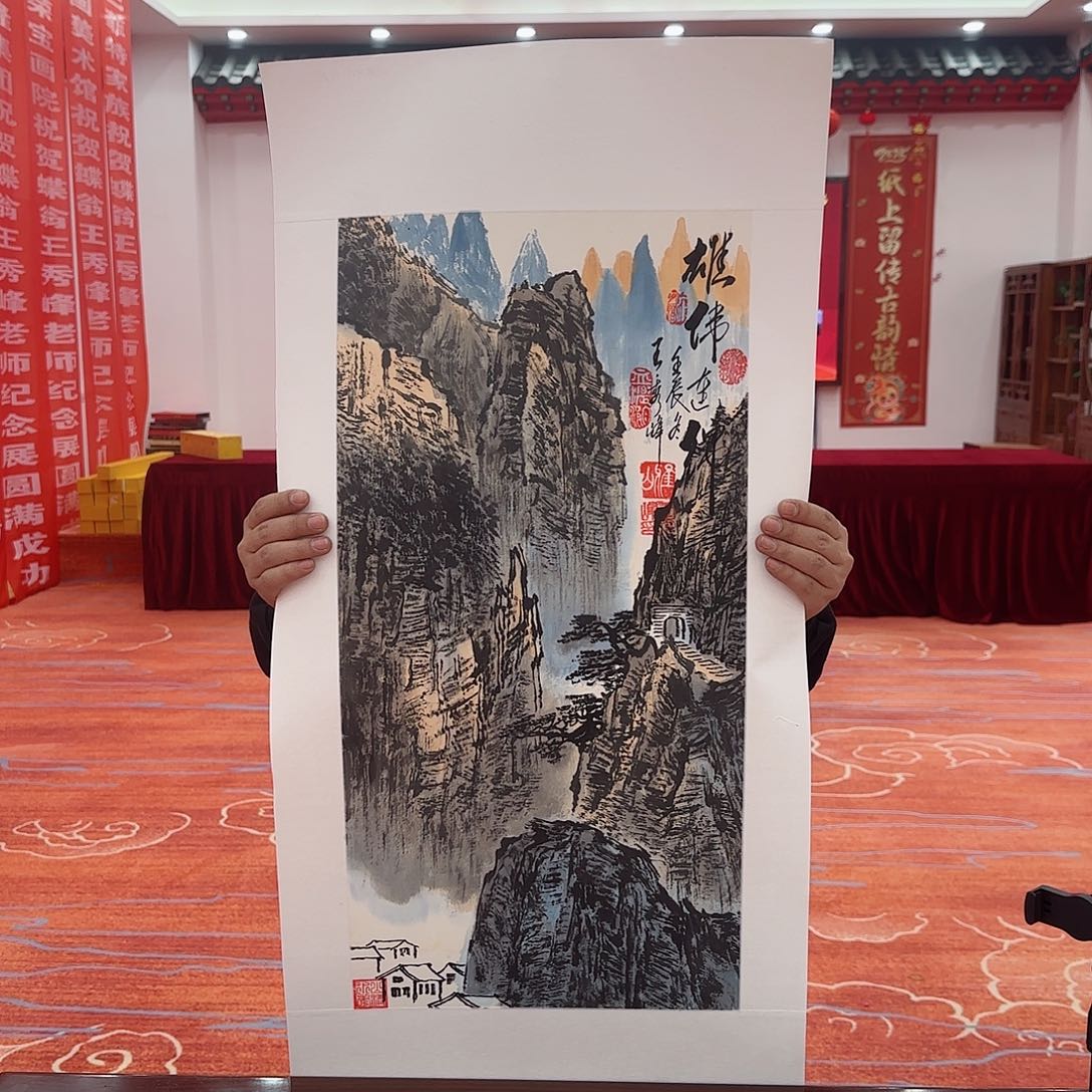 国画艺术家的作品