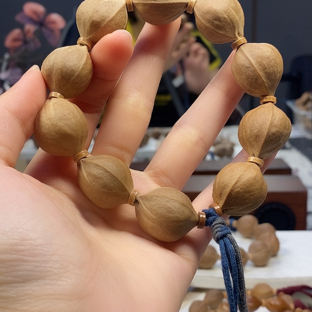 橄榄核手串/手链朱****文梅林精品铁核原生态20*24