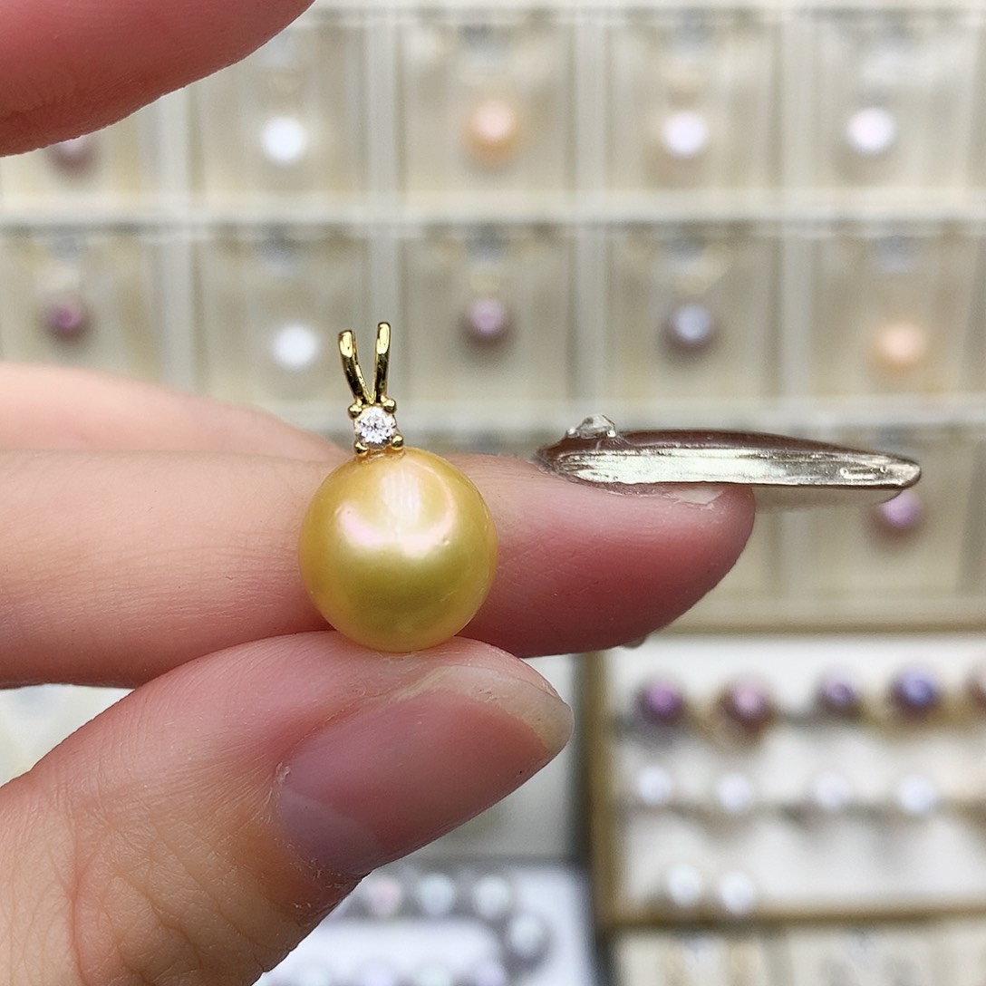 淡水珍珠颈饰合金