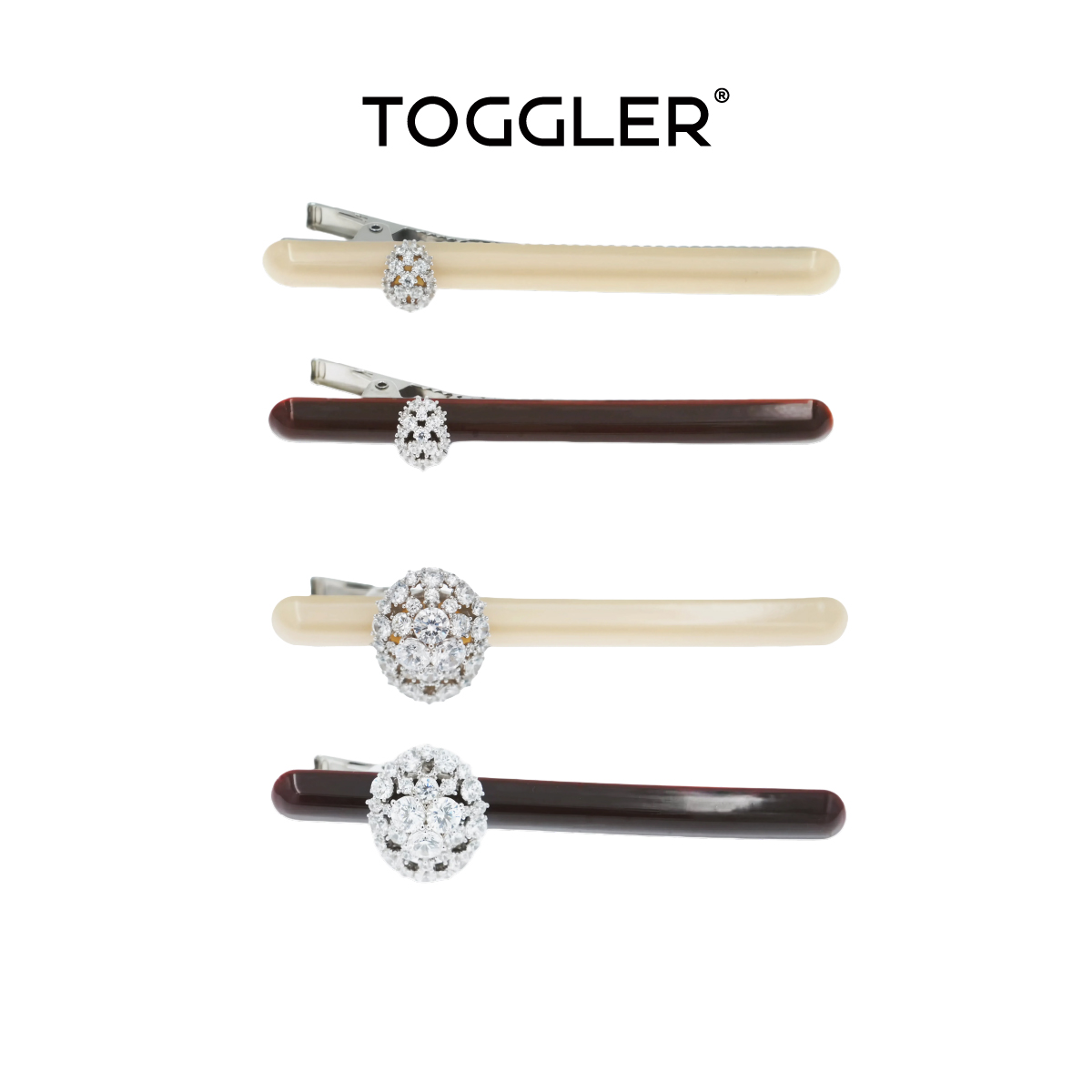 TOGGLER/托格乐[法式碎花]钻花醋酸发夹发夹520礼物