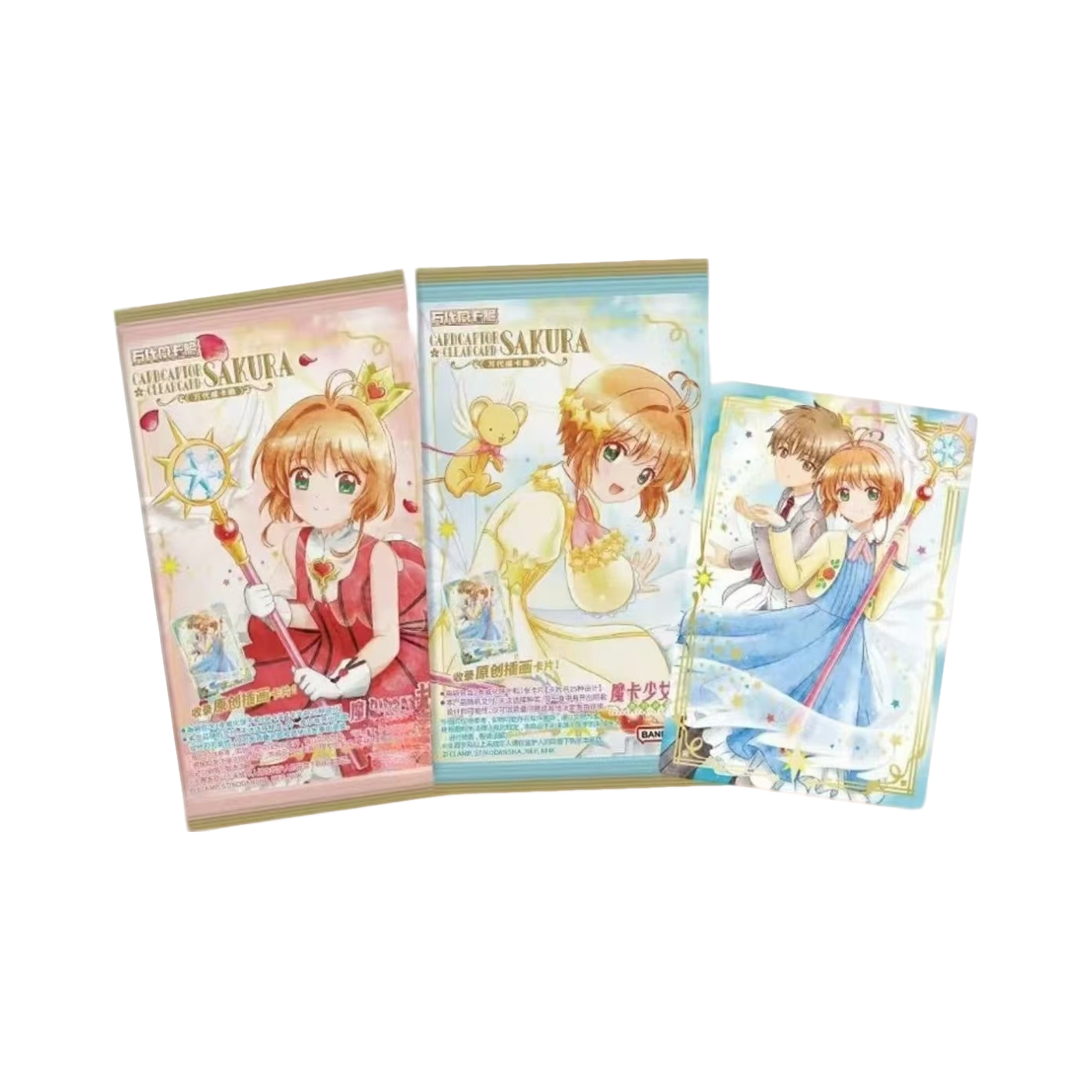 万代正版《魔卡少女樱》小樱2弹食玩收藏卡