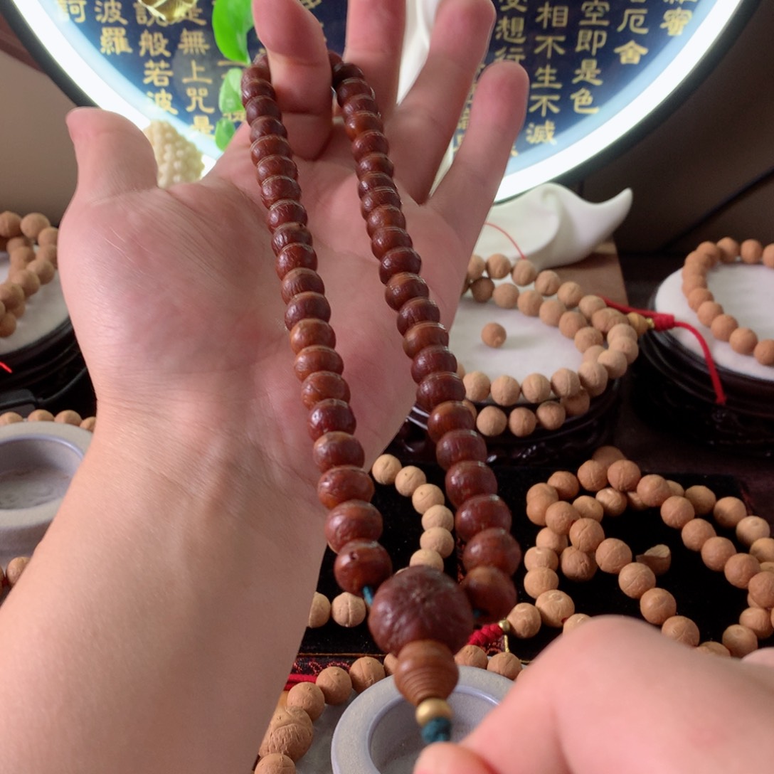 凤眼菩提手串10实心飞碟手持45颗