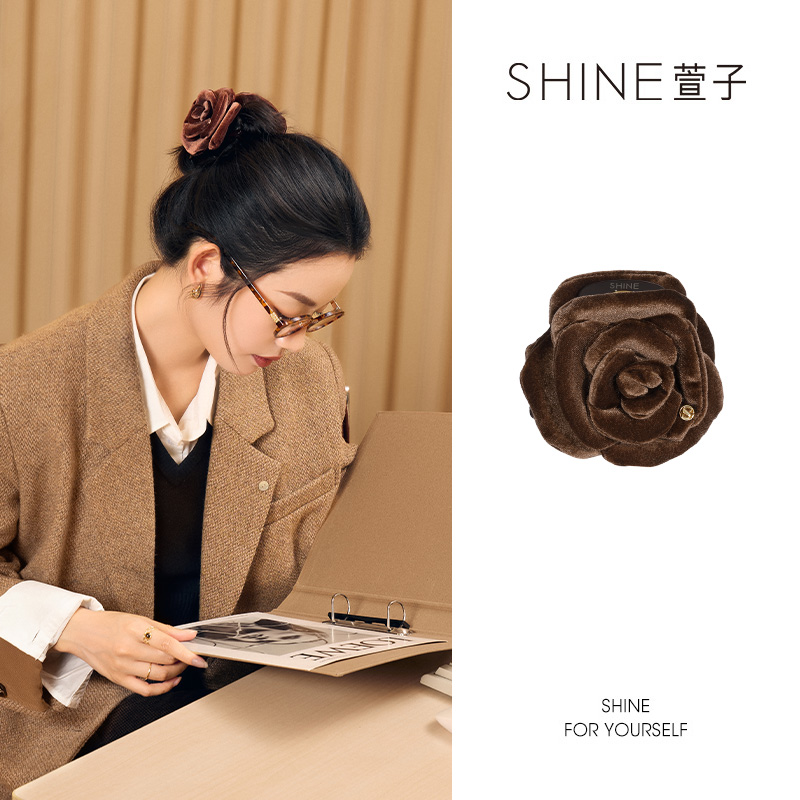 萱子萱子小花苞抓夹玫瑰花瓣浪漫真实可变造型稳固