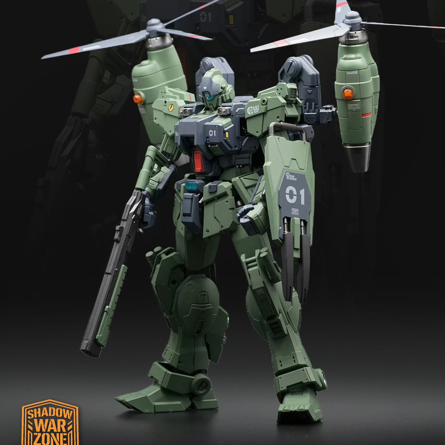 火将军 暗影战区系列 魔鬼司令 合金成品模型 会展限定版