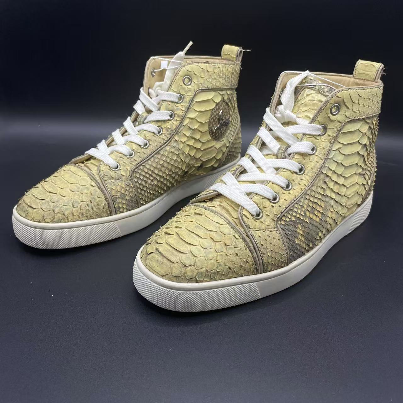 95新 Christian Louboutin/克里斯提·鲁布托 黄板鞋 41欧码ca233t