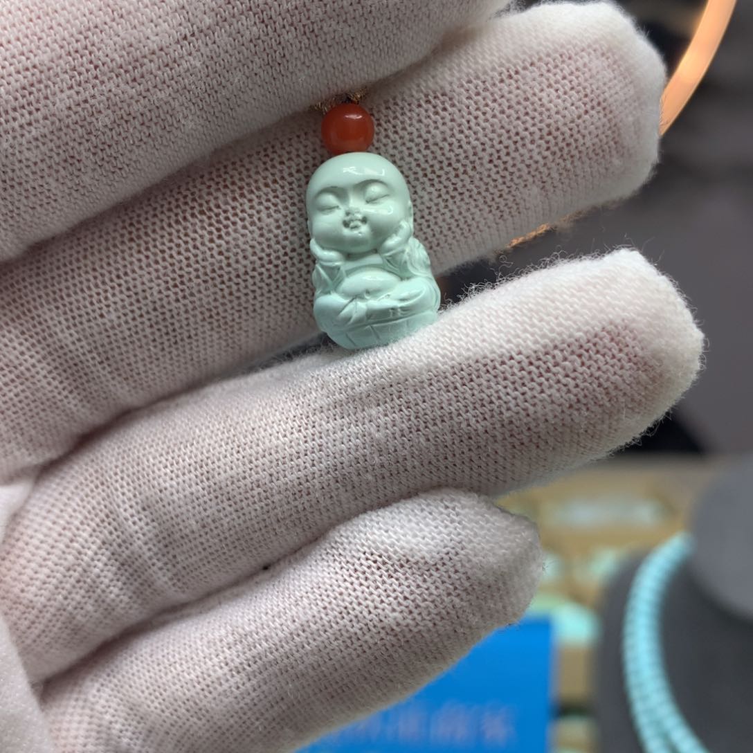 绿松石挂件未镶嵌