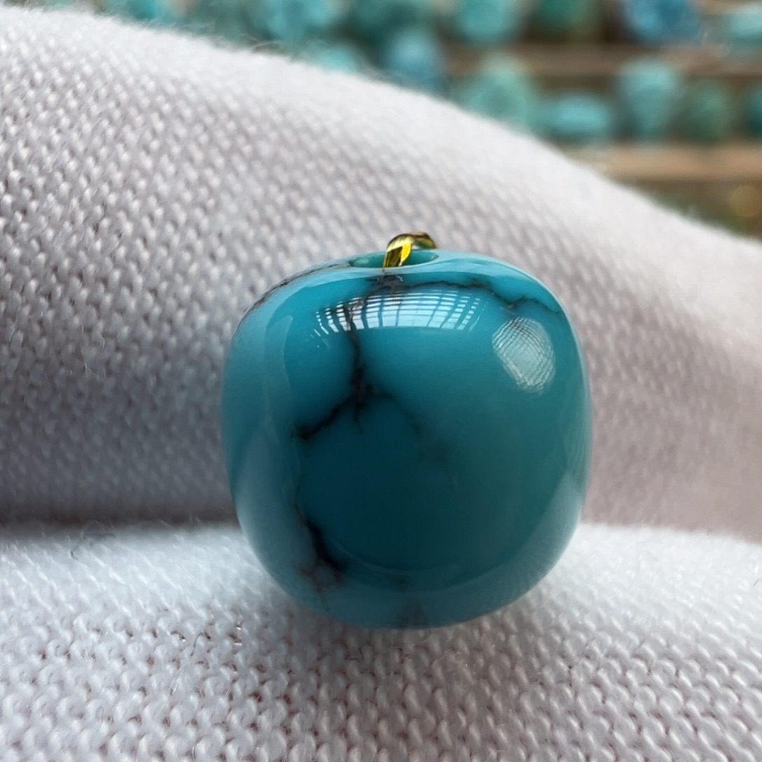 绿松石未镶嵌配饰8.4*7.9